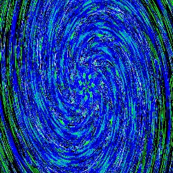 Pixelized Whirlpool